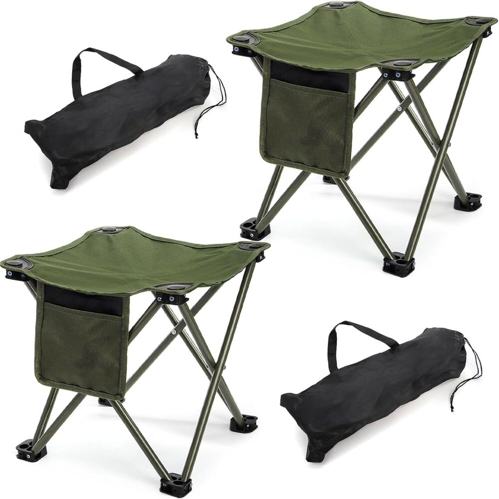 2 pack camping stools